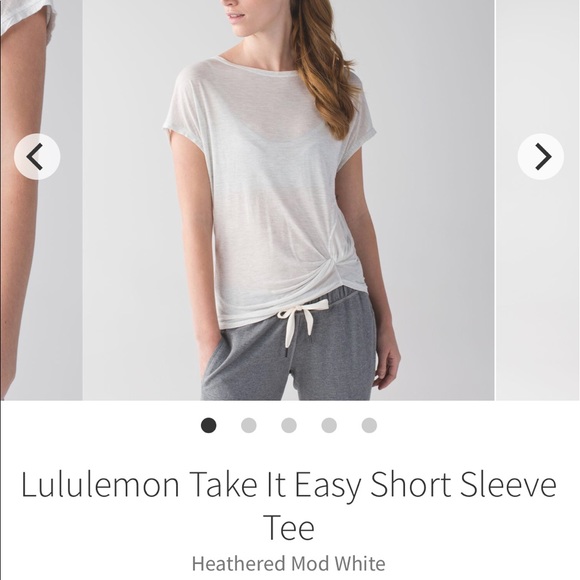 ISO Lululemon take it easy tee 6 - Picture 4 of 6